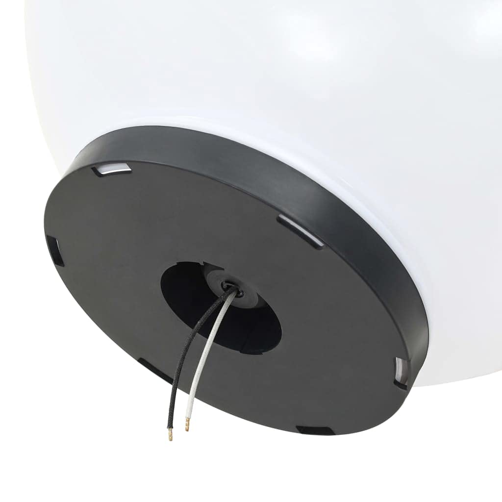vidaXL 2X Lámpara Jardín Luz LED Esférica Bola 40 cm Iluminación Patio Terraza