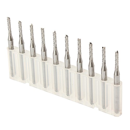 1.9mm Cutting CNC PCB Engraving Bits Rotary Burr 1/8