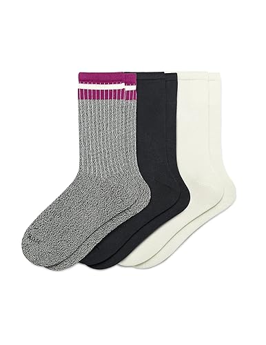 Image of HUE Women's Super Soft Crew Sock 3 Pair Pack