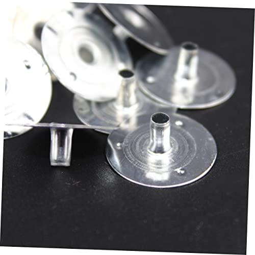 400 piezas base metálica para mechas de vela miniatura 7