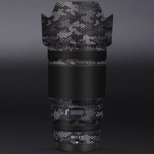 �ɓK������ Nikon Z 50mm F1.2S�p�J���������Y�X�e�b�J�[ �R�[�g���b�v �t�B�����v���e�N�^�[ �r�j�[���f�J�[���X�L�� 50 1.2�p (Mamba Titanium)