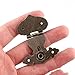 1Pc Vintage Hardware Antique Brass Hasps Decorative Jewelry Gift Wooden Box Hasp Retro Suitcase Latch Hook With Screws 63X47Mm 1-