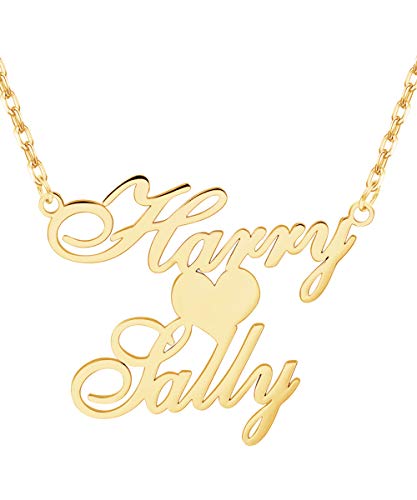 18K Gold-Plated Custom Name Necklace - Personalized Jewelry Gift for Women by EVER2000