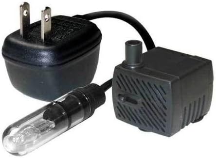 WT55L 55GPH 120V Submersible Pump with 5W Tube Light