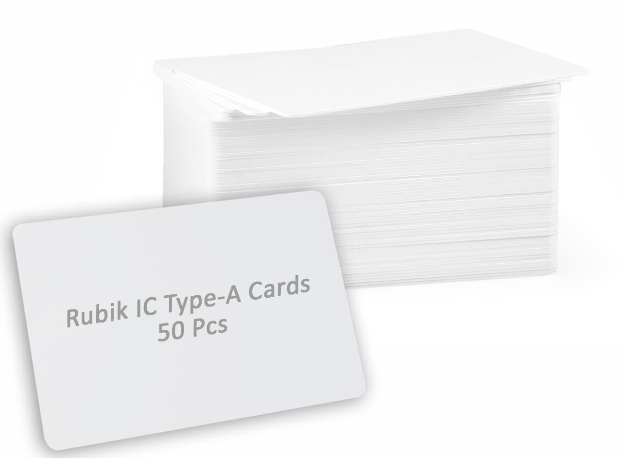 Buy Rubik 50pcs IC TypeA RFID Key Cards for RFID Copier/Reader/Writer