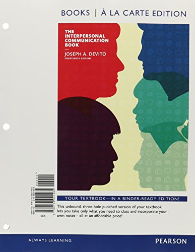 Interpersonal Communication Book, The, Books a la Carte Edition Plus Revel -- Access Card Package (14th Edition)