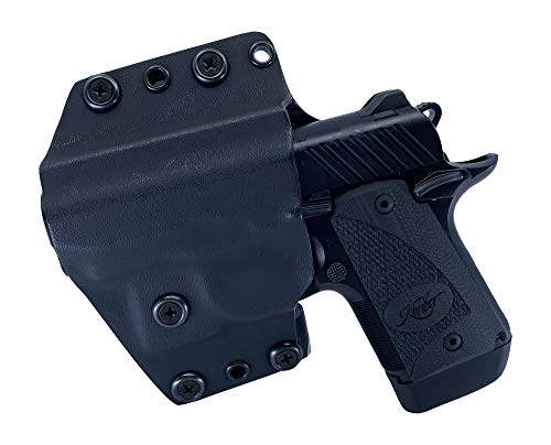 Watchdog Tactical, Kimber Micro 9 Holster, Left-Handed, Black, OWB/IWB