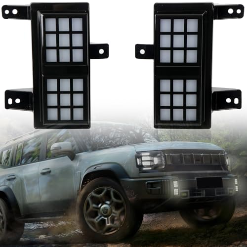 HIGH FLYING for Chery Jetour T2, Travellar 2023 2024 2025 2026 Car Exterior Accessories Front LED Fog Light DRL Daytime Running Lights 2pcs (DRL OEM-Style)