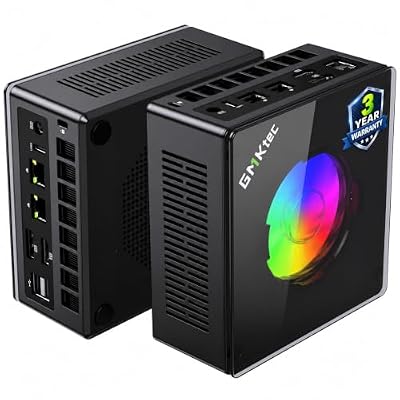 GMKtec Gaming PC, K11 AMD Ryzen 9 8945HS(8C/16T, Up to 5.2GHz), 32GB DDR5 RAM 1TB Mini PC Desktop Computer, Oculink, Dual NIC 2.5GbE LAN, HDMI/DisplayPort/USB4*2