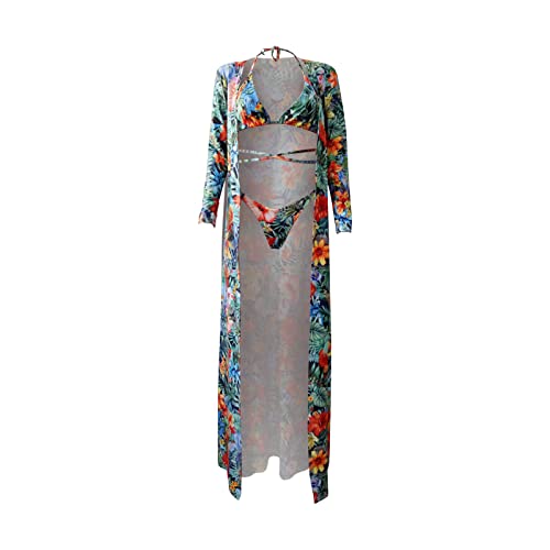 MAIGOIN - Traje de baño de una pieza de manga larga para mujer, traje de baño de manga corta, vestido de noche para mujer, traje de baño con aros del Reino Unido, trajes de baño para mujer, trajes de