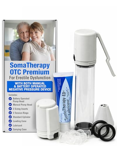 SOMAerect OTC Premium - Erectile Dysfunction Vacuum Pump - Vacuum Theraphy