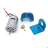 Material: metal Argerrant 1set 540 Motor + 17T Motor Engranaje + Radiador del Motor para WLTOYS 12428 12423 1/12 Repuestos de automóviles RC (Color : B)