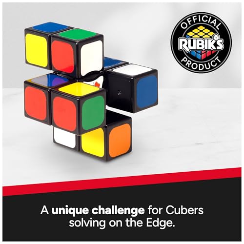 Image of Rubik's Cube, Edge, 3x3x1 Cube for Beginners, Single Layer Puzzle Problem-Solving STEM Toy, Problem-Solving Brain Teaser, Easter Basket Stuffer, Fidget Toy for Ages 8 & Up