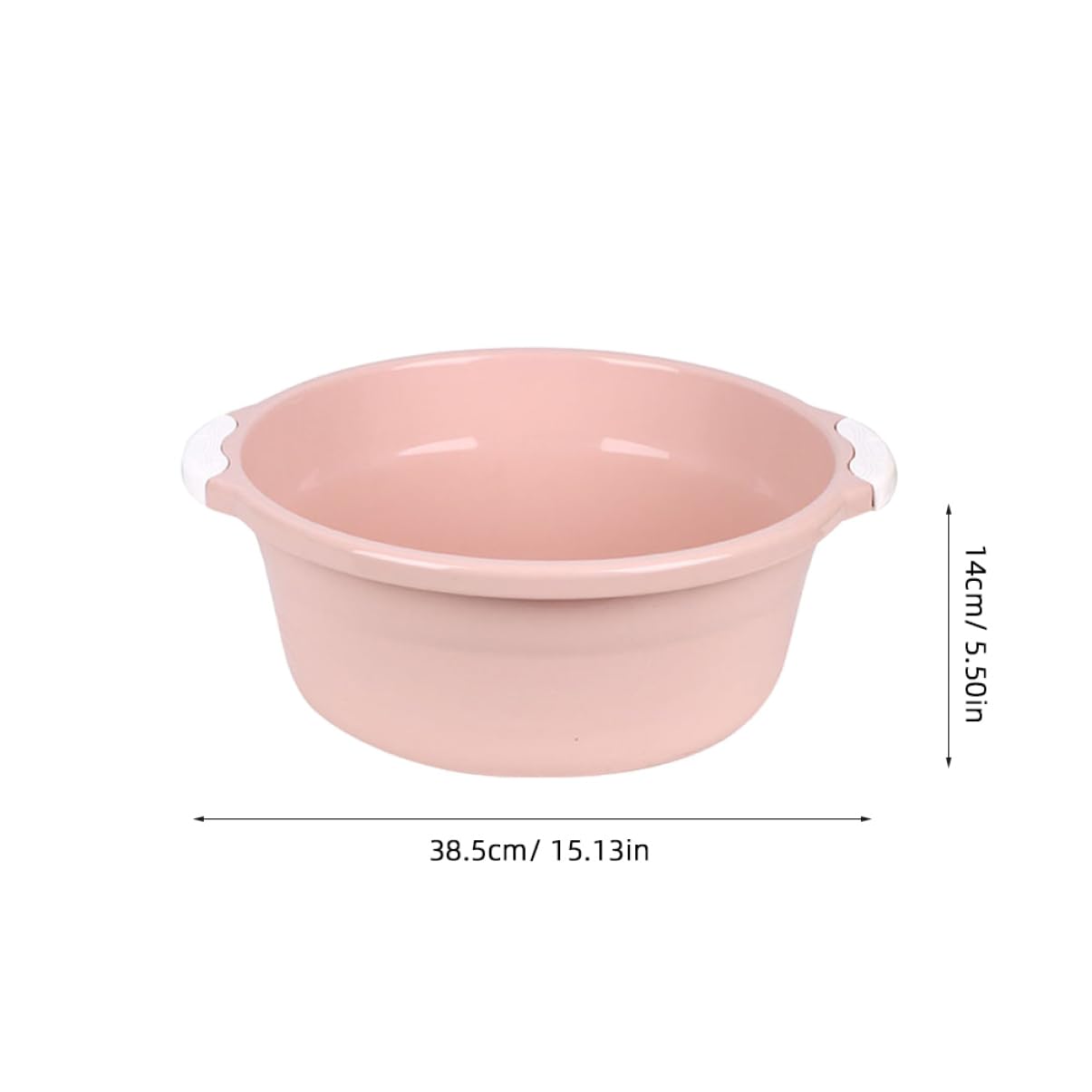 CLISPEED 2 Pezzi Bacino in Plastica Rosa per Lavare i Piedi e Viso, Multifunzione senza Odore, Materiale Pp Resistente per Bagno e Cucina