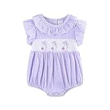 Easter Baby Girl Clothes My First Easter Baby Girl Outfit Easter Baby Girl Bunny Onesie Romper Summer Infant Clothes 6~9Months Purple