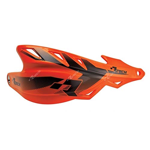 Brand: Racetech PARAMANI RAPTOR UNIVERSALI CON KIT MONTAGGIO ARANCIONE FLUO