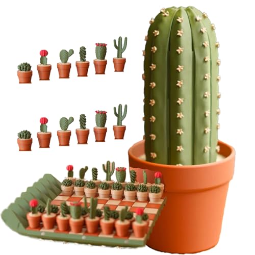 Juego De Ajedrez Enrollable, Tablero De Ajedrez Portátil De 32 Piezas para Viajar, Decoraciones De Escritorio Impresas En 3D, Tablero De Ajedrez Magnético Plegable para Amantes De Las Plantas.