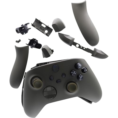 Image of Deal4GO Housing Shell kit w /Buttons Trigger Bumper Full Complete Repair Replacement for Xbox Series X & S Wireless Controller 1914 (Green Camo)