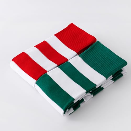 Image of Kayhoma Extra Long Cotton Stripe Thigh High Socks Over the Knee High Socks