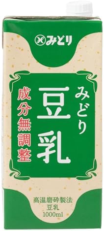 ■九州乳業 みどり豆乳 成分無調整 1000ml×6本 733円