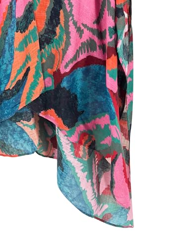 Image of Breezy Lane Women's Kimono Cardigan Summer Swimsuit Coverups Beach Cover Up with Floral Print for Vacation