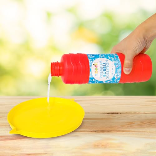 Abeec Premium Bubble Solution - 1 Litre (4 Pack) - Giant Bubbles for Kids Outdoors - Refill Mixture - Image 4