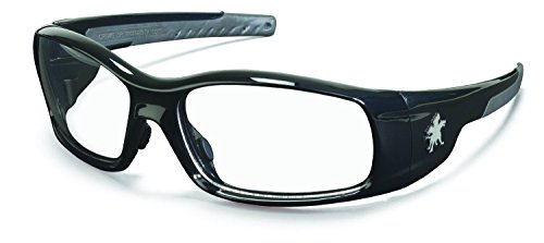 Swagger Safety Glasses, Black Frame, Clear Lens