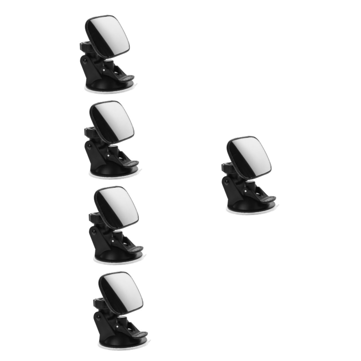 ULTECHNOVO 5 Espejos Retrovisores Gran Angular Giratorios De 360° Para Montaje En Vaso Para Mirar Hacia