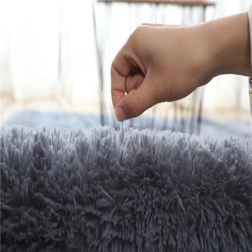 Tapis de sol complet gris clair 140x200 cm pour salon et lit - 4
