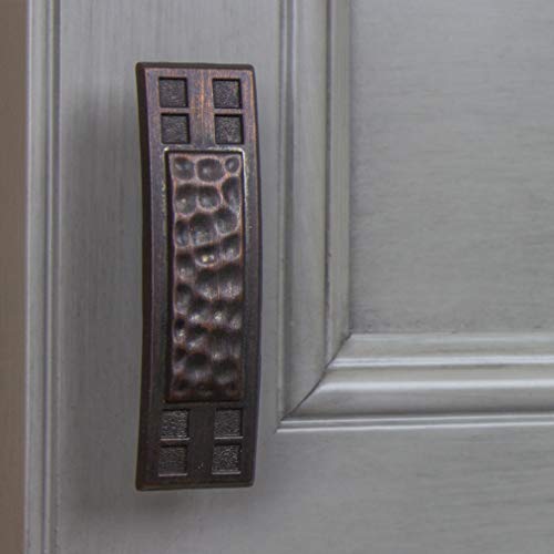 Gliderite Hardware 5431-Orb-25 2.5 Inch Hammered Mission Style Cabinet Knobs 25 Pack, Oil Rubbed Bronze Finish #TOP7