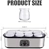 Probiotic Yogurt Motor, Yogurt Maker Machine, Yogurt Maker With Temperature Control, Yogurt Maker 36 Hour With Adjustable Temperature & Time Control, Yogurt Maker With 8 Jar