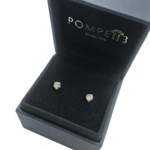 1/2Ct Round Brilliant Cut Diamond Certified Stud Earrings In 14K Gold Setting #TOP2