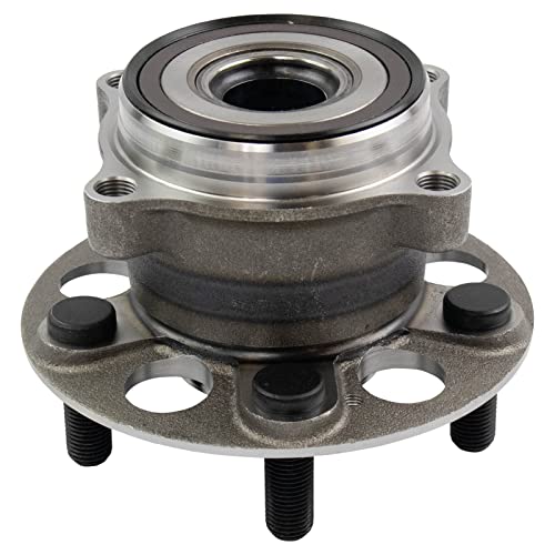 Image of TRQ Rear Left and Right Wheel Bearing and Hub Assembly Set 2 Piece Compatible with 2017-2020 Honda Ridgeline All Wheel Drive 2021 Ridgeline 2022 All Drive 2023