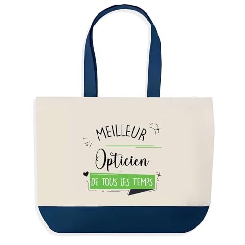 Grand sac de course pour provisions et sorties en ville coloris bleu