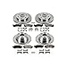 POWERSTOP KOE2010 Autospecialty Front and Rear Replacement Brake Kit -OE Brake Rotors and Ceramic Brake Pads For Chevy Astro Silverado 1500 Suburban 1500 GMC Sierra 1500 Yukon XL 1500