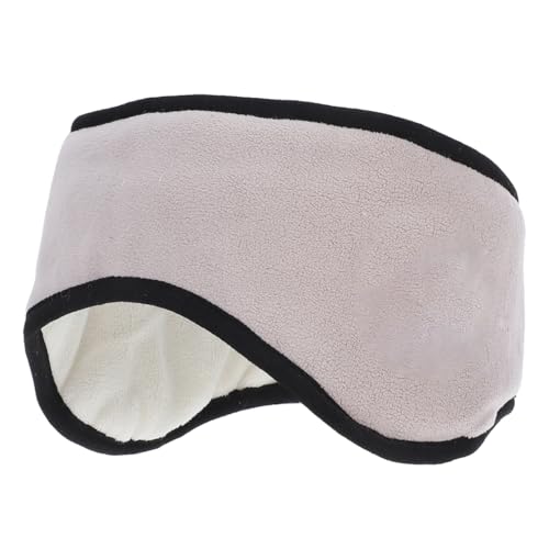 OATIPHO Orejeras para dormir diadema insonorizadas orejeras 2 en 1 antifaz para dormir y orejeras calentadores de oído diadema reducción de ruido envoltura de la oreja cubierta suave para los ojos,