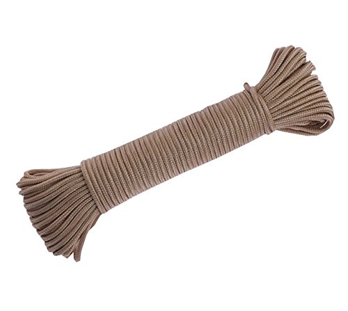 PuLAif Corda for Bondage, Corda da Giardino, Corda di Canapa in Cotone Morbido Lunga 100 m e 328 Piedi for Confezioni Regalo Artigianali (caffè)