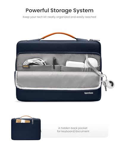 tomtoc 360 Protective Laptop Sleeve for 15-inch New MacBook Air 2025-2023 M4/A3241, M3/A3114, M2/A2941, 15'' Surface Laptop, Dell XPS 15 Plus, 15 MacBook Pro A1990 A1707, Water-resistant Carrying Case - Image 3