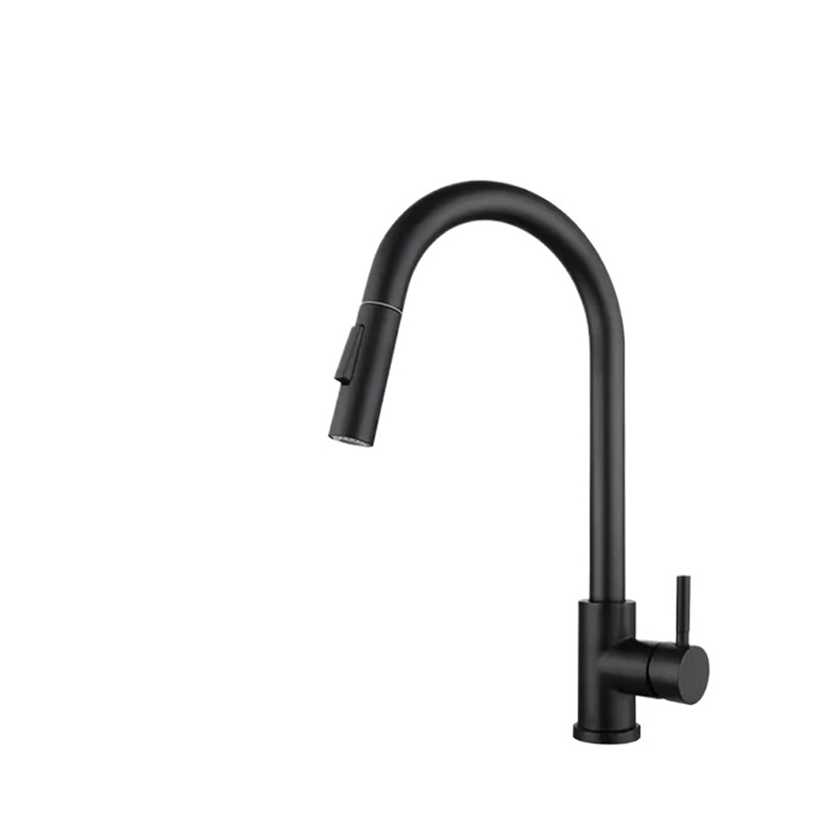 Robinet mitigeur eau chaude et froide en inox avec douchette extractible cuisine 3 vitesses