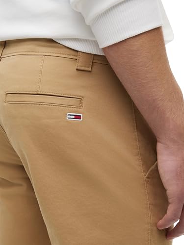 Tommy Jeans Herren Chino Hose TJM Scanton Chino Pant Slim Fit, Grün (Classic Khaki), 31W/36L – Ansicht 3