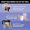 Hamilton Beach FlexBrew Advanced 5-in-1 Thermal Programmable 12 Cup Drip and Single Serve Hot & Iced Coffee Maker, Movable 60oz. Water Reservoir, Use Pod Packs and Grounds, Fast Brewing, Black (49929)