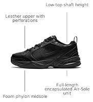 Nike Men's Air Monarch IV Training/Workout Shoes, Black/Black, 14 Extra Wide — image 3