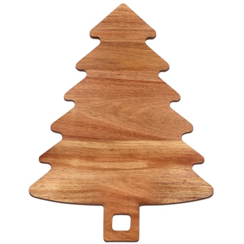 Tabla de cortar decorativa forma árbol de Navidad miniatura 1