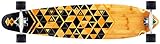 NINETYSIXTY Kickpin Komplett Longboard, Bambus Furnier, 109 cm