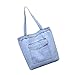 SHERCHPRY Canvas Tote Vintage Handbags Denim Shoulder Tote Bags Casual Denim Handbag Tote Crossbody Bag Large Pocket Handbag Gifts (Light Blue) Womens Shoulder Bags Womens Handbags