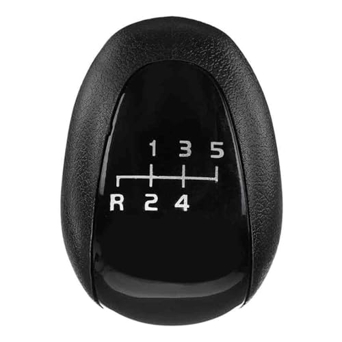 Pomo de 5 cambios marcha furgoneta, Pomo cambio de marchas, Perilla de cambios, Pomo transmisión manual, Compatible con Mercedes Vito Viano Sprinter II VW, 5 cambios, OEM A14101, Negro