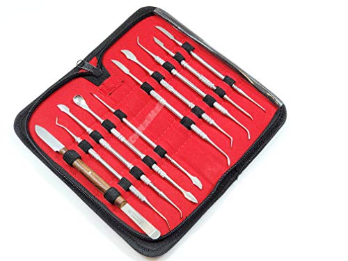 German Stainless Dental Lab Equipment Dental Kit Wax Carving Tool Set