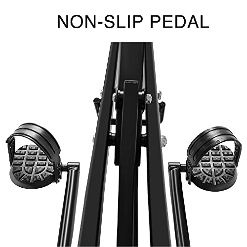 Bigzzia Abdominal Workout Fitness Exercise Training Equipment Row N Ride Machine with Adjustable Seat for Squat Glutes Home Gym