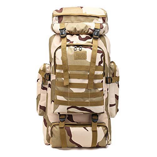 Pulusi alta capacidad 80l camuflaje al aire libre Tartical senderismo Daypacks impermeable