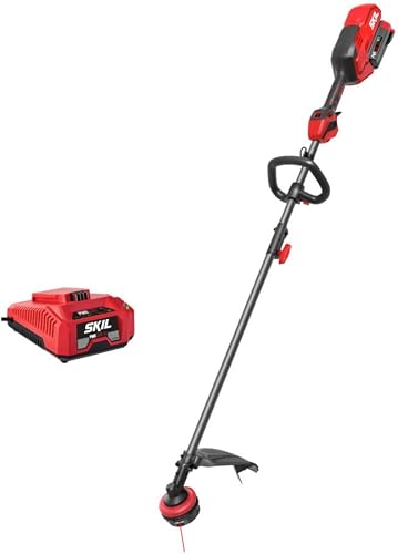 PWR CORE 40 Brushless 40V Multi-Head System, 16-Inch String Trimmer Kit, Cordless Electric Trimmer for Weeds and Grass, Includes 4.0Ah Battery and Charger- PLT1500C-10